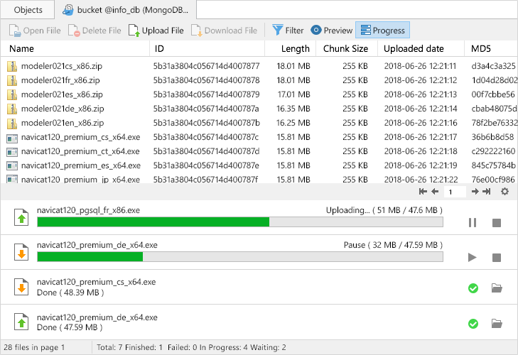 how to download mongodb database