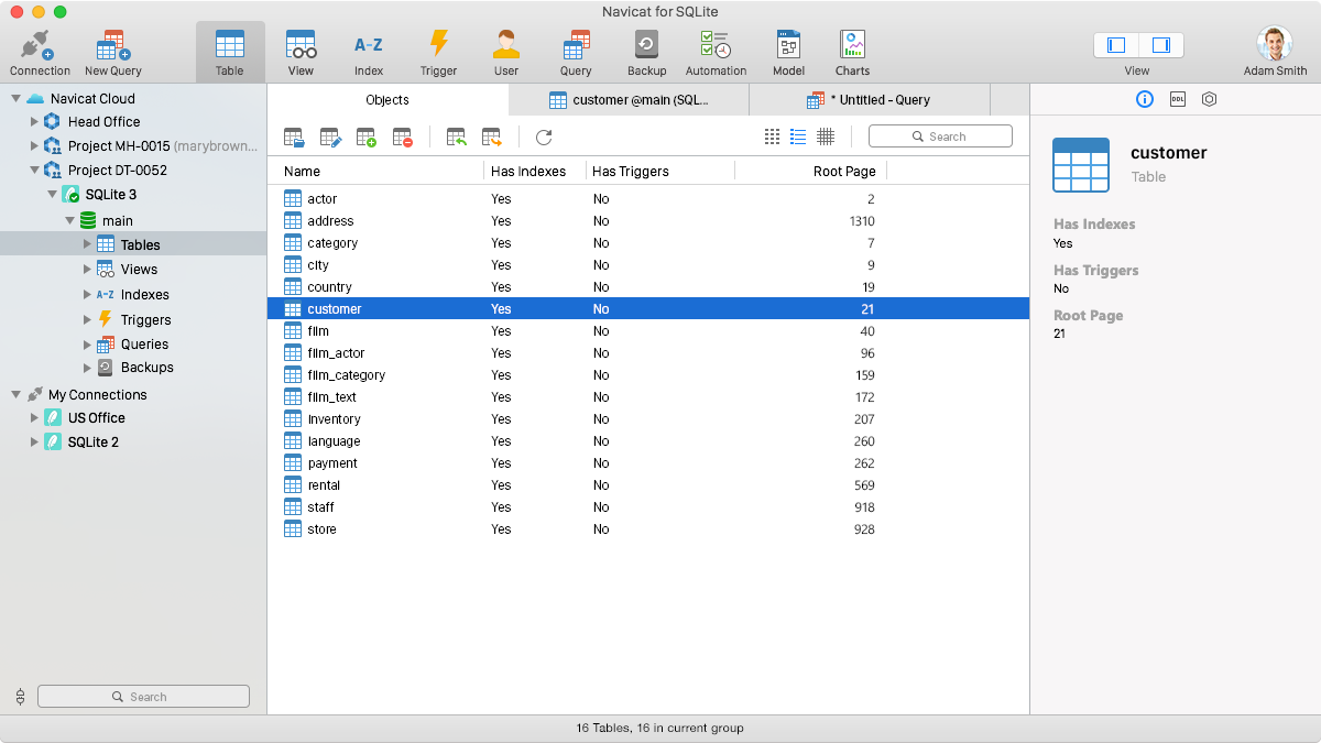 sqlite mac