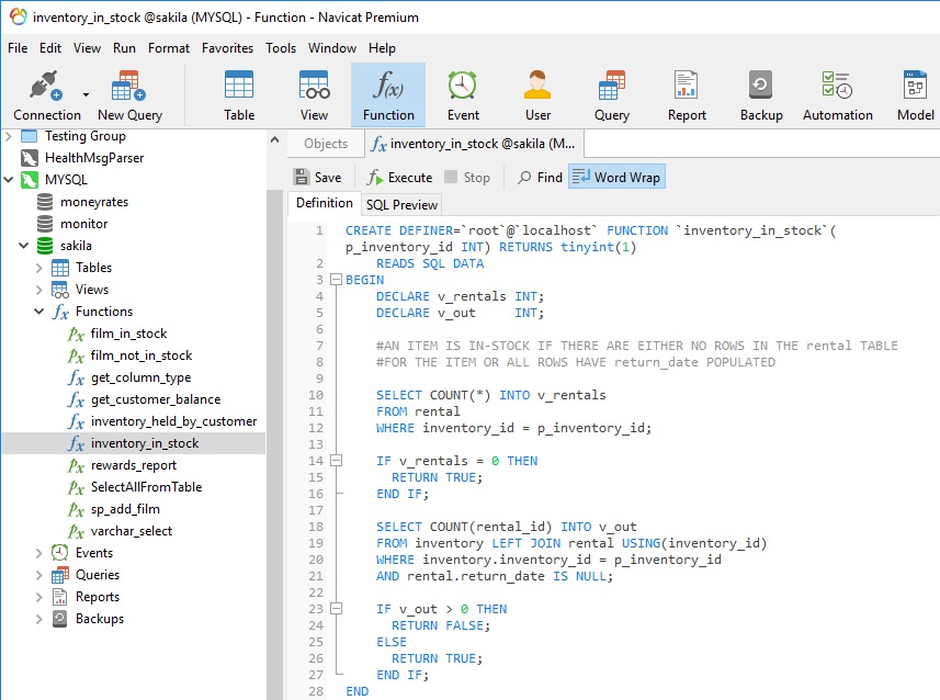 Understanding Stored Procedures And Functions In Relational Databases